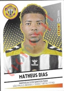 256 Matheus Dias – Futebol 2024-2025 Panini