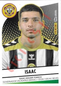 263 Isaac Tomich – Futebol 2024-2025 Panini