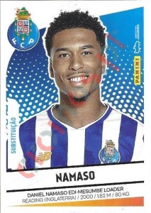 281bis Danny Namaso (Substituições) – Futebol 2024-2025 Panini