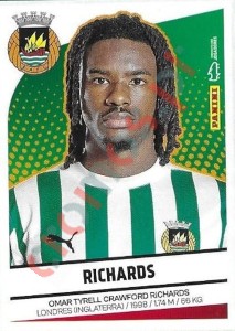 293 Omar Richards – Futebol 2024-2025 Panini