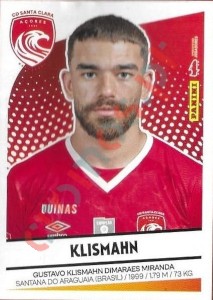 315 Gustavo Klismahn – Futebol 2024-2025 Panini