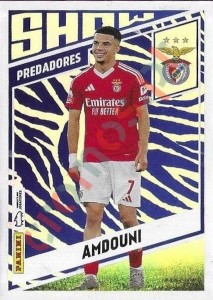 397 Zeki Amdouni (Benfica) – Futebol 2024-2025 Panini