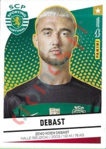 327 Zeno Debast – Futebol 2024-2025 Panini