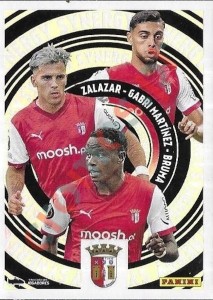 419 Zalazar / Gabri Martinez / Bruma (Braga) – Futebol 2024-2025 Panini