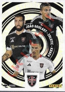 420 João Goulart / Zolotic / Kraev (Casa Pia) – Futebol 2024-2025 Panini