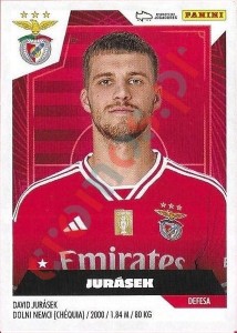 45 David Jurásek – Futebol 2023-2024 Panini