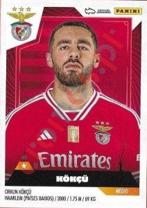 50 Orkun Kökçü – Futebol 2023-2024 Panini
