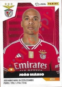 51 João Mário – Futebol 2023-2024 Panini