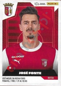 82 José Fonte – Futebol 2023-2024 Panini
