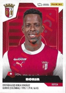 84 Cristián Borja – Futebol 2023-2024 Panini