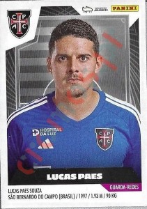 97 Lucas Paes – Futebol 2023-2024 Panini