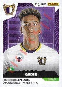 187 Jhonder Cádiz – Futebol 2023-2024 Panini