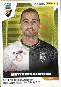 201 Mattheus Oliveira – Futebol 2023-2024 Panini