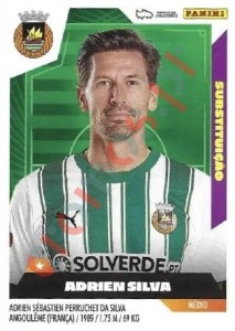 294bis Adrien Silva (Rio Ave) – Futebol 2023-2024 Panini