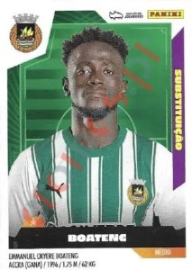 299bis Emmanuel Boateng (Rio Ave) – Futebol 2023-2024 Panini