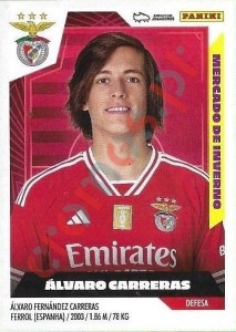 444 Álvaro Fernández Carreras (Benfica) – Futebol 2023-2024 Panini
