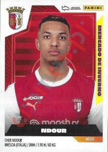 450 Cher Ndour (Braga) – Futebol 2023-2024 Panini
