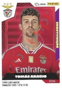 45bis Tomás Araújo (Benfica) – Futebol 2023-2024 Panini