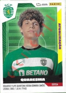 472 Eduardo Quaresma (Sporting) – Futebol 2023-2024 Panini