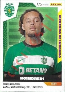 474 Koba Koindredi (Sporting) – Futebol 2023-2024 Panini