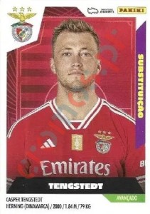 56bis Casper Tengstedt (Benfica) – Futebol 2023-2024 Panini