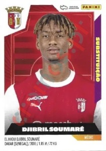 85bis Djibril Soumaré (Braga) – Futebol 2023-2024 Panini