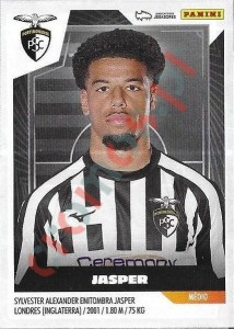 261 Sylvester Jasper – Futebol 2023-2024 Panini