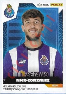 278 Nico González – Futebol 2023-2024 Panini