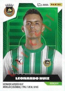 302 Leonardo Acevedo Ruiz – Futebol 2023-2024 Panini