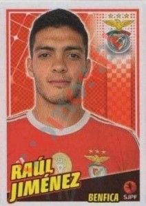 91 Raúl Jiménez – Futebol 2015-2016 Panini