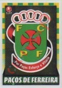11 Emblema Paços de Ferreira – Futebol 2015-2016 Panini