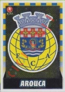 2 Emblema Arouca – Futebol 2015-2016 Panini