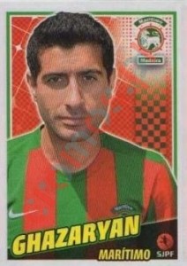 167 Ghazaryan – Futebol 2015-2016 Panini