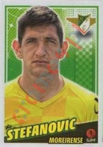 189 Stefanovic – Futebol 2015-2016 Panini