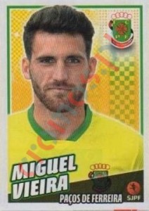 214 Miguel Vieira – Futebol 2015-2016 Panini