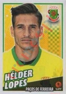 217 Hélder Lopes – Futebol 2015-2016 Panini