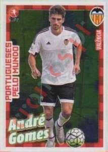 397 André Gomes – Futebol 2015-2016 Panini
