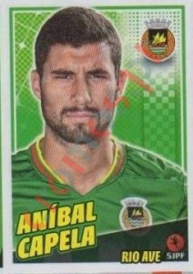 252 Aníbal Capela – Futebol 2015-2016 Panini
