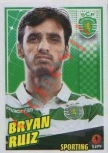 281 Bryan Ruiz – Futebol 2015-2016 Panini