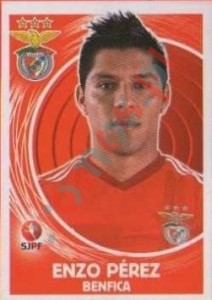 91 Enzo Pérez – Futebol 2014-2015 Panini