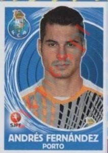 269 Andrés Fernández – Futebol 2014-2015 Panini