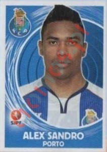 274 Alex Sandro – Futebol 2014-2015 Panini