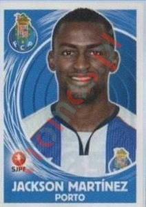 285 Jackson Martínez – Futebol 2014-2015 Panini