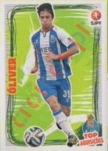373 Óliver Torres – Futebol 2014-2015 Panini