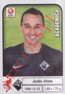 4 Joao Dias – Futebol 2012-2013 Panini