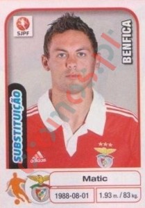 50-bis Nemanja Matic – Futebol 2012-2013 Panini