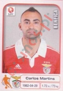 52 Carlos Martins – Futebol 2012-2013 Panini