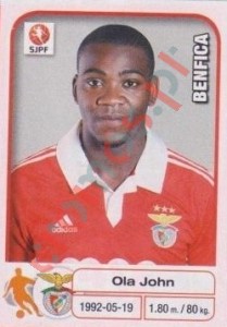 54 Ola John – Futebol 2012-2013 Panini