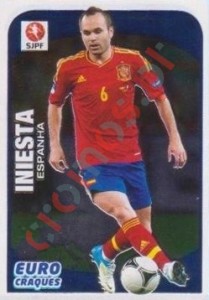 348 Andres Iniesta (Espanha) – Futebol 2012-2013 Panini