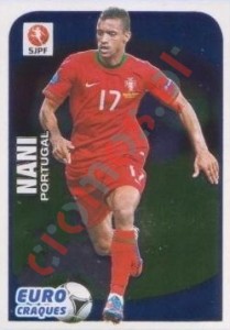 357 Nani (Portugal) – Futebol 2012-2013 Panini